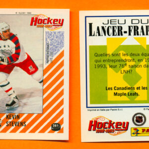 1992 PANINI French #281-Kevin Stevens