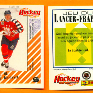 1992 PANINI French #285-Al MacInnis