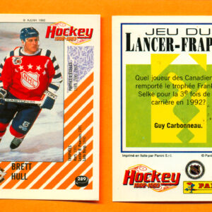 1992 PANINI French #289-Brett Hull