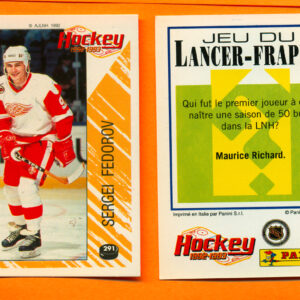 1992 PANINI French #291-Sergei Fedorov