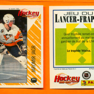 1992 PANINI French #294-Jaromir Jagr