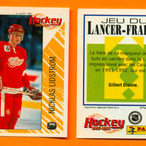 1992 PANINI French #298-Nicklas Lidstrom