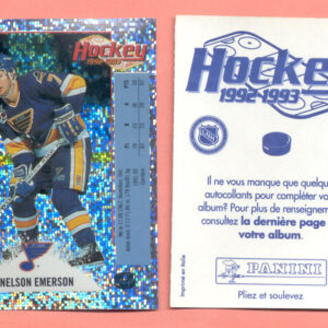 1992 PANINI French #B-Nelson Emerson