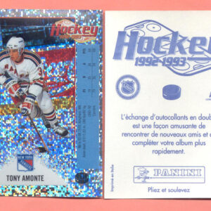 1992 PANINI French #T-Tony Amonte