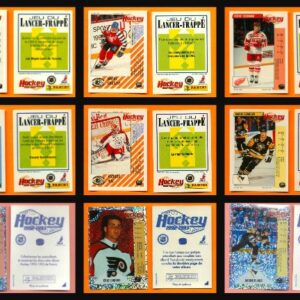 1992 French Panini NHL Hockey Stickers Complete Set of 330 Lidstrom Lindros Bure Rookie