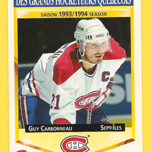 1993 PANINI Durivage #9-Guy Carbonneau