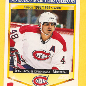 1993 PANINI Durivage #10-J.J. Daigneault