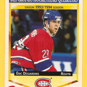 1993 PANINI Durivage #12-Eric Desjardins