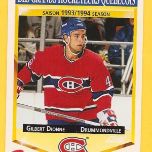 1993 PANINI Durivage #13-Gilbert Dionne
