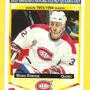 1993 PANINI Durivage #16-Mario Roberge