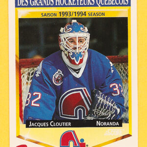 1993 PANINI Durivage #18-Jacques Cloutier