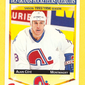 1993 PANINI Durivage #19-Alain Cote