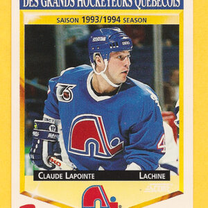 1993 PANINI Durivage #24-Claude Lapointe