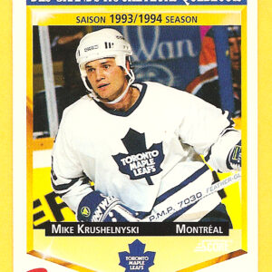 1993 PANINI Durivage #31-Mike Krushelnyski