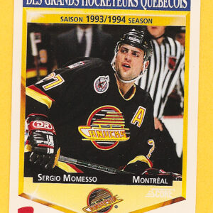 1993 PANINI Durivage #33-Sergio Momesso