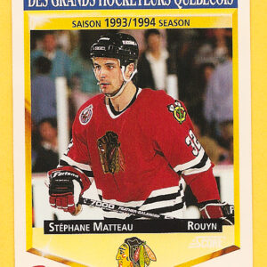 1993 PANINI Durivage #44-Stephane Matteau