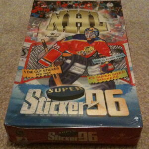1996 Imperial Bashan NHL Full Box of 48 Sticker Packages (288 stickers in box) (Never Opened)