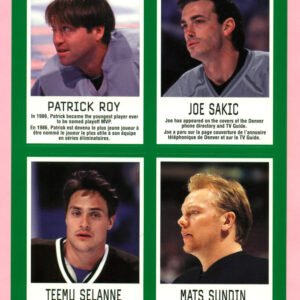 1997 Gatorade NHLPA Stickers Panel #4