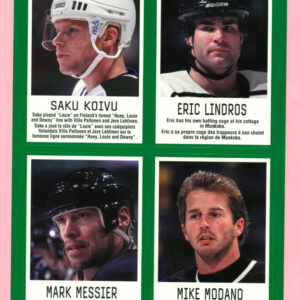 1997 Gatorade NHLPA Stickers Panel #6