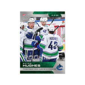 2020 PLAYOFFS TOPPS NOW 5 #SCP-19- Quinn Hughes (1 of 206)