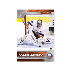 2020 PLAYOFFS TOPPS NOW 16 #SCP-103- Semyon Varlamov 2 (1 of 147)