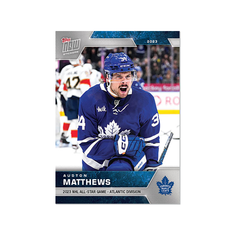 2022-23 TOPPS NOW #ASG9- Auston Matthews 3 (1 of 86)