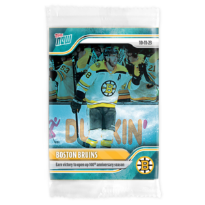 2023-24 TOPPS NOW /10 Blue Ice Parallel #6- Boston Bruins (1 of 10)