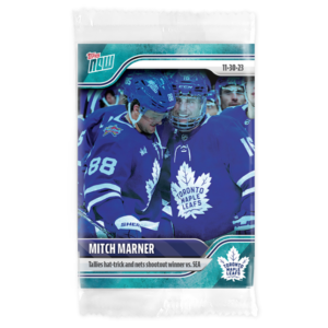 2023-24 TOPPS NOW /10 Blue Ice Parallel  #50- Mitch Marner (1 of 10)