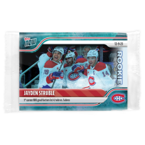 2023-24 TOPPS NOW /10 Blue Ice Parallel  #57- Jayden Struble (1 of 10)