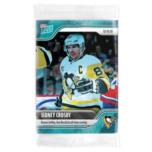 2023-24 TOPPS NOW /10 Blue Ice Parallel  #59- Sidney Crosby 4 (1 of 10)