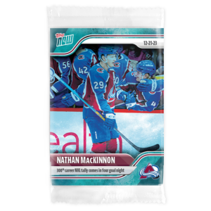 2023-24 TOPPS NOW /10 Blue Ice Parallel  #67- Nathan MacKinnon 2 (1 of 10)