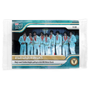 2023-24 TOPPS NOW /10 Blue Ice Parallel  #75- Vegas Golden Knights 2 (1 of 10)