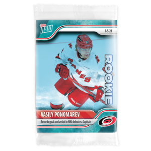 2023-24 TOPPS NOW /10 Blue Ice Parallel  #79- Vasily Ponomarev (1 of 10)