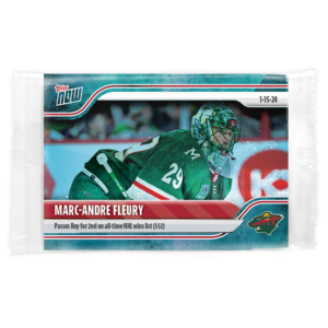 2023-24 TOPPS NOW /10 Blue Ice Parallel  #88- Marc-Andre Fleury 2 (1 of 10)