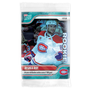 2023-24 TOPPS NOW /10 Blue Ice Parallel  #90- Joshua Roy (1 of 10)