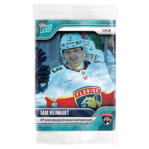 2023-24 TOPPS NOW /10 Blue Ice Parallel  #101- Sam Reinhart 2 (1 of 10)