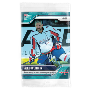 2023-24 TOPPS NOW /10 Blue Ice Parallel  #116- Alexander Ovechkin 2 (1 of 10)