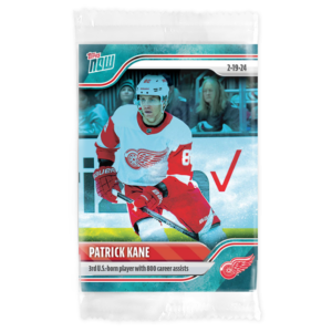 2023-24 TOPPS NOW /10 Blue Ice Parallel  #125- Patrick Kane 3 (1 of 10)