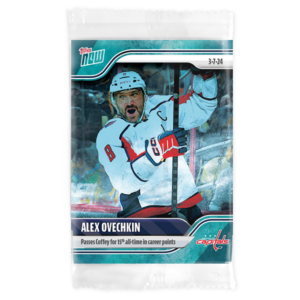 2023-24 TOPPS NOW /10 Blue Ice Parallel  #140- Alexander Ovechkin 3 (1 of 10)
