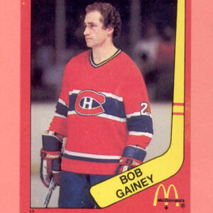 1982 Mcdonald's Quebec #12-Bob Gainey