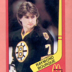 1982 Mcdonald's Quebec #28-Ray Bourque