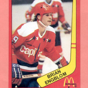 1982 Mcdonald's Quebec #29-Brian Engblom