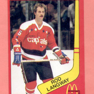 1982 Mcdonald's Quebec #32-Rod Langway