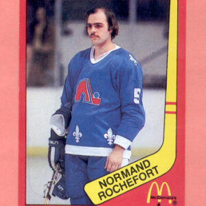 1982 Mcdonald's Quebec #35-Normand Rochefort