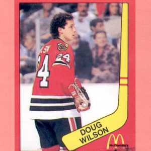 1982 Mcdonald's Quebec #36-Doug Wilson