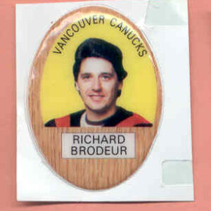 1983 Funmate Puffy #11-Richard Brodeur