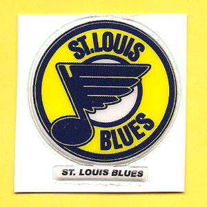 1983 Funmate Puffy #128- Blues Logo