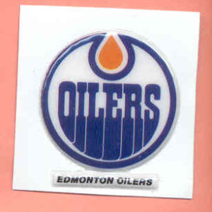 1983 Funmate Puffy #143- Oilers Logo