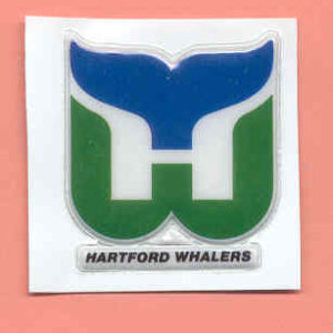 1983 Funmate Puffy #148- Whalers Logo