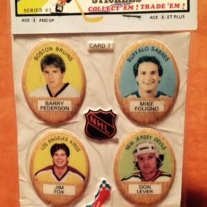 1983 Funmate Puffy Stickers Panel #7